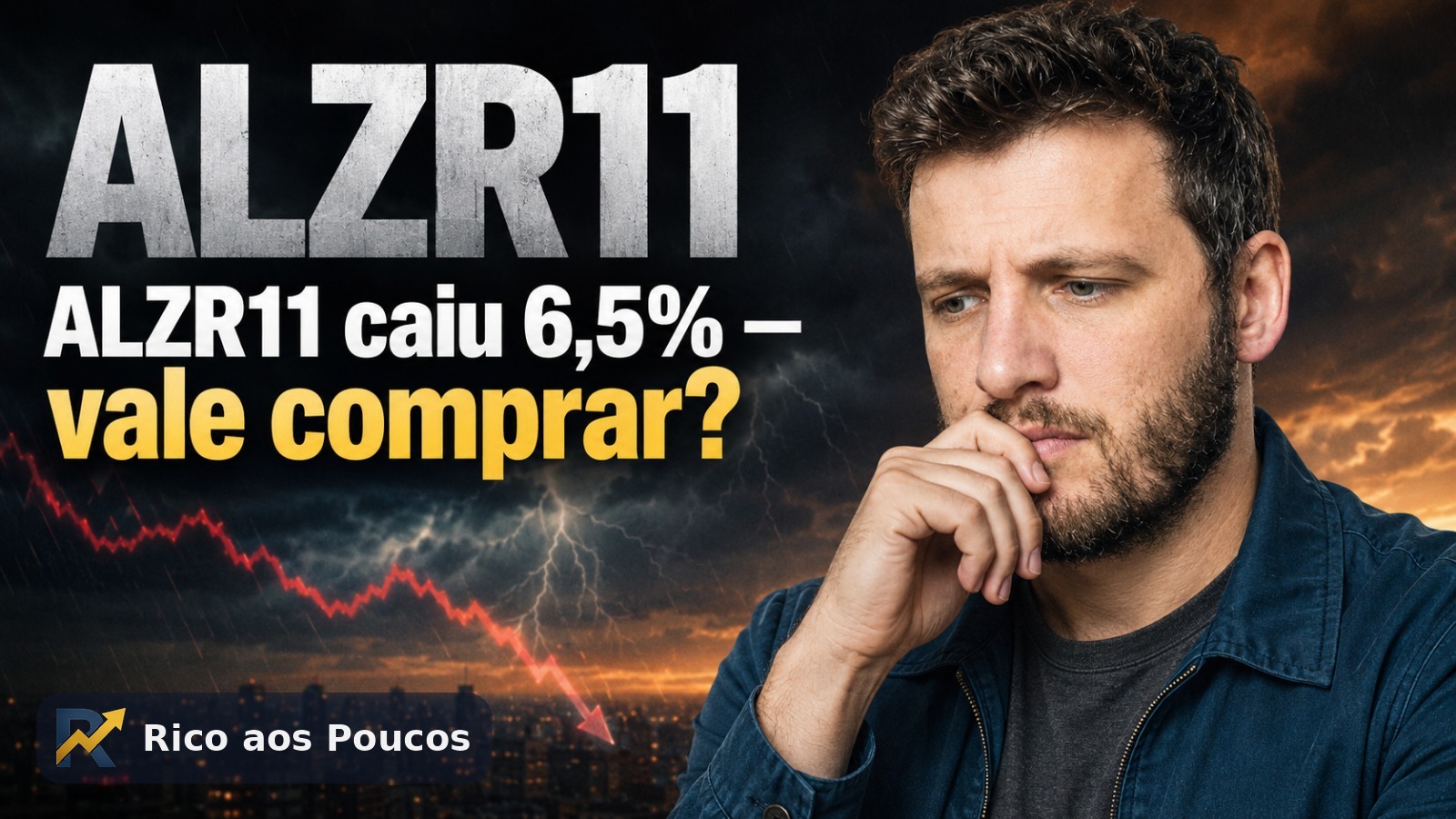 ALZR11 caiu 6,5%: onde está o preço justo e o que fazer agora
