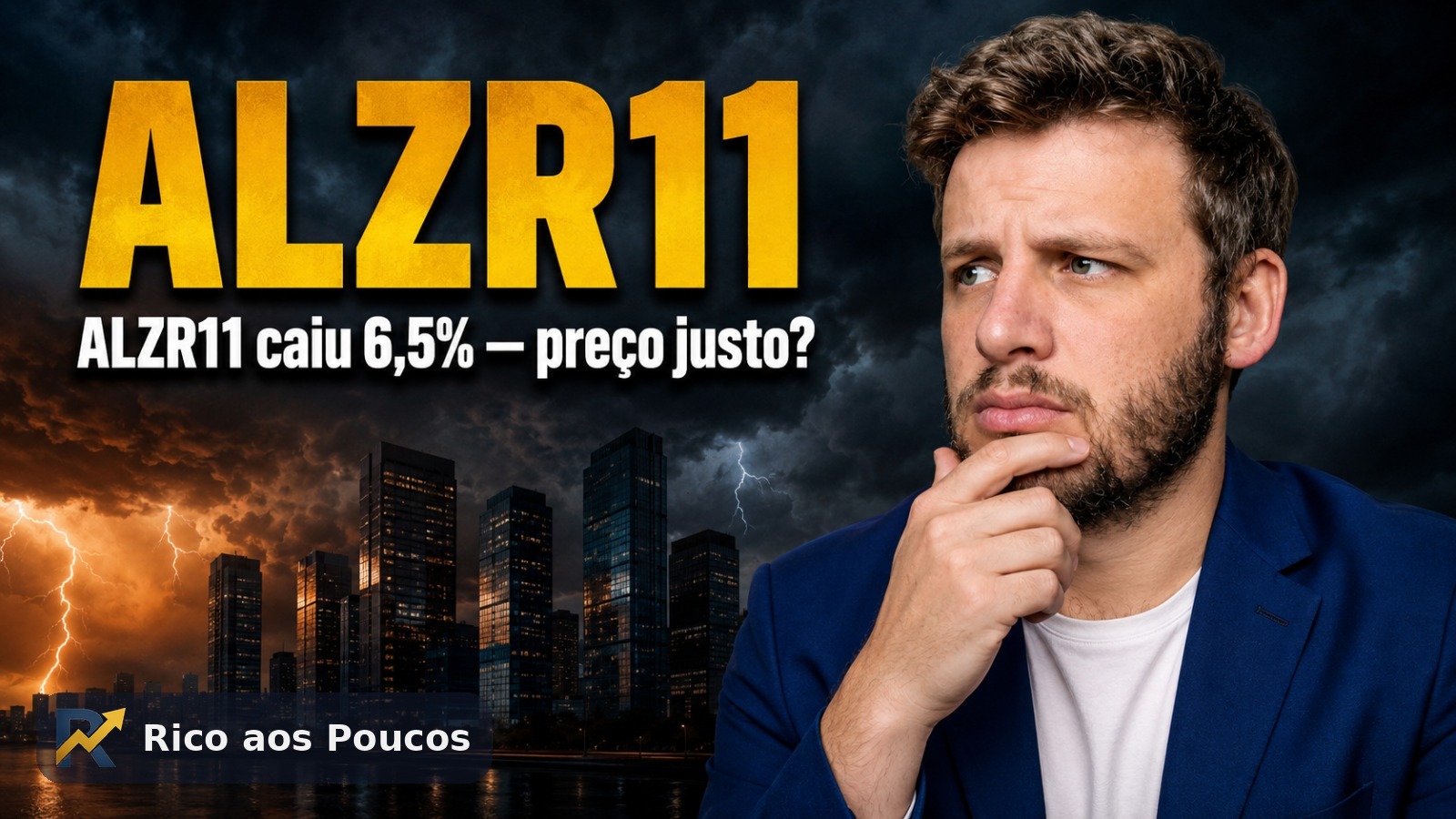 ALZR11 caiu 5,6% do pico: o que mudou e qual o preço justo agora
