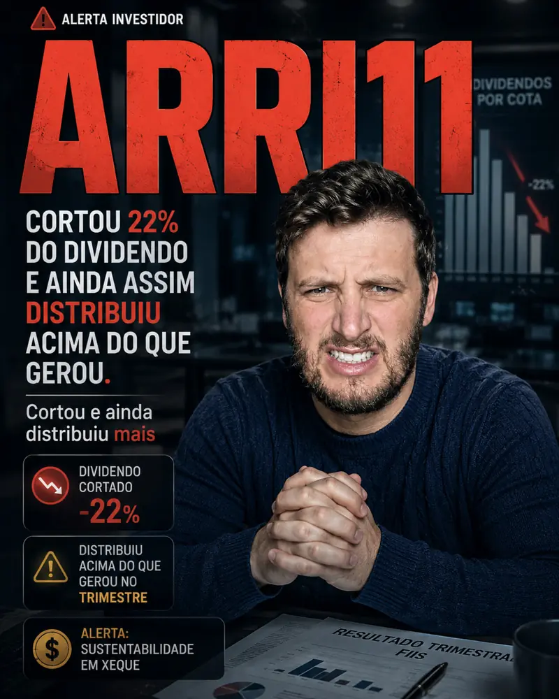 ARRI11 Open K: após corte de 22% no DPS, fundo ainda distribuiu R$ 493 mil acima da geração financeira no 1T2026