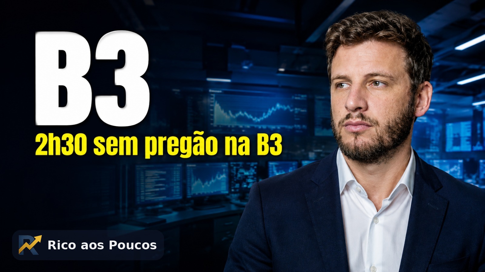 2h30 sem pregão: a falha da B3 e a infraestrutura que sustenta seus investimentos
