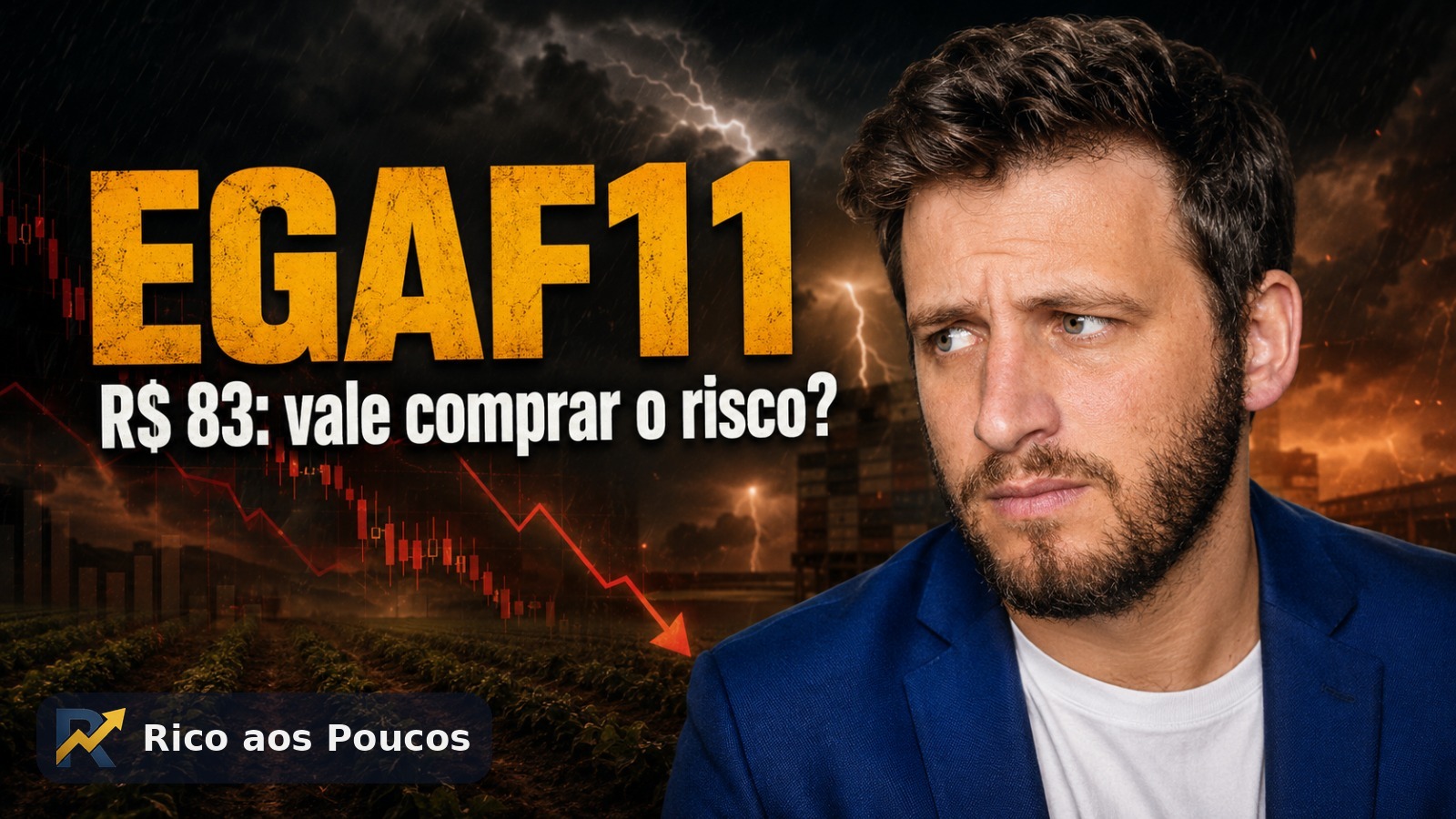 EGAF11 a R$83: repactuação da Nativa, P/VP 0,84 e a faixa de preço justa
