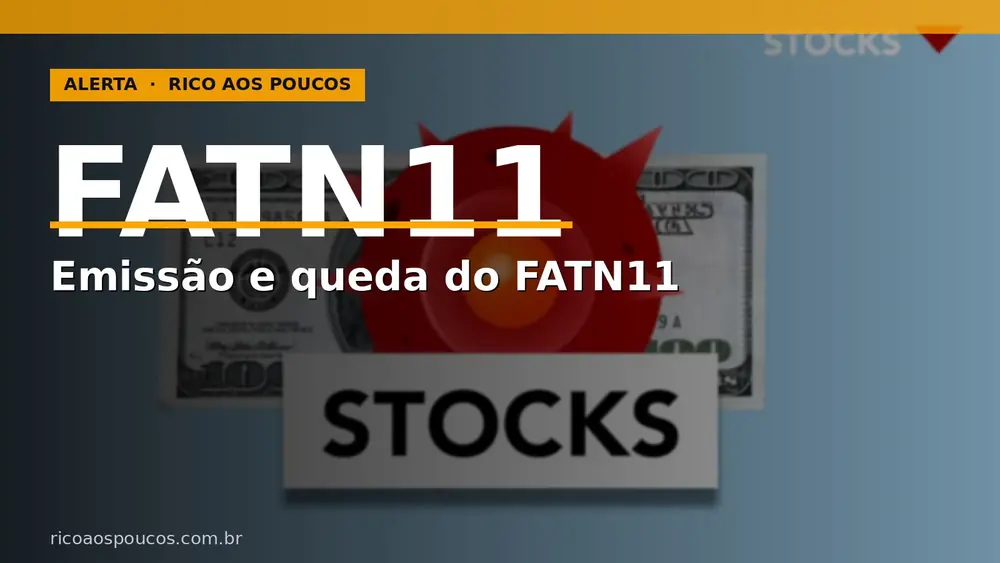 FATN11 cai 2% no encerramento da preferência da 7ª emissão de cotas