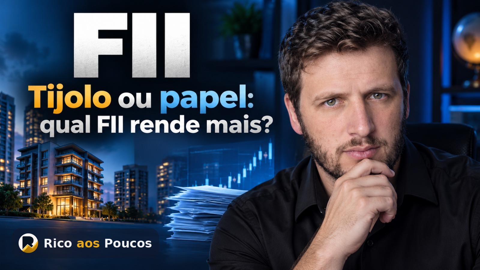FII de tijolo ou FII de papel: entenda a diferença real na carteira