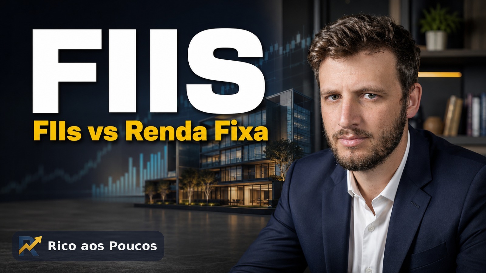 FIIs vs renda fixa com a Selic em 14%: os números que o comparativo de mercado não mostra
