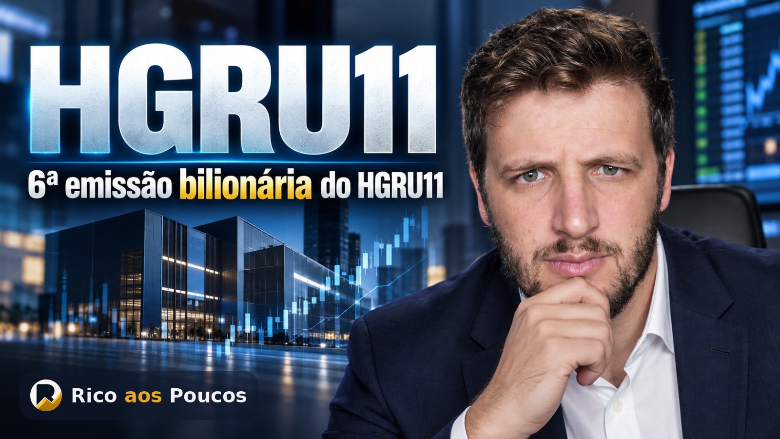 HGRU11 aprova 6ª emissão de cotas de até R$ 1,87 bilhão