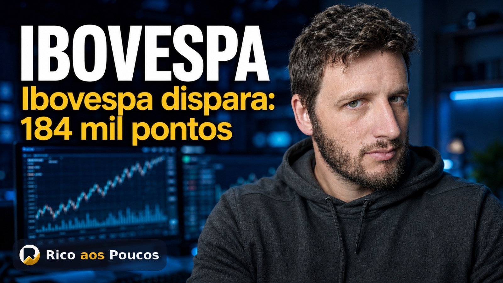 Ibovespa disparou para 184 mil pontos hoje — o peso da nova pesquisa eleitoral na Bolsa