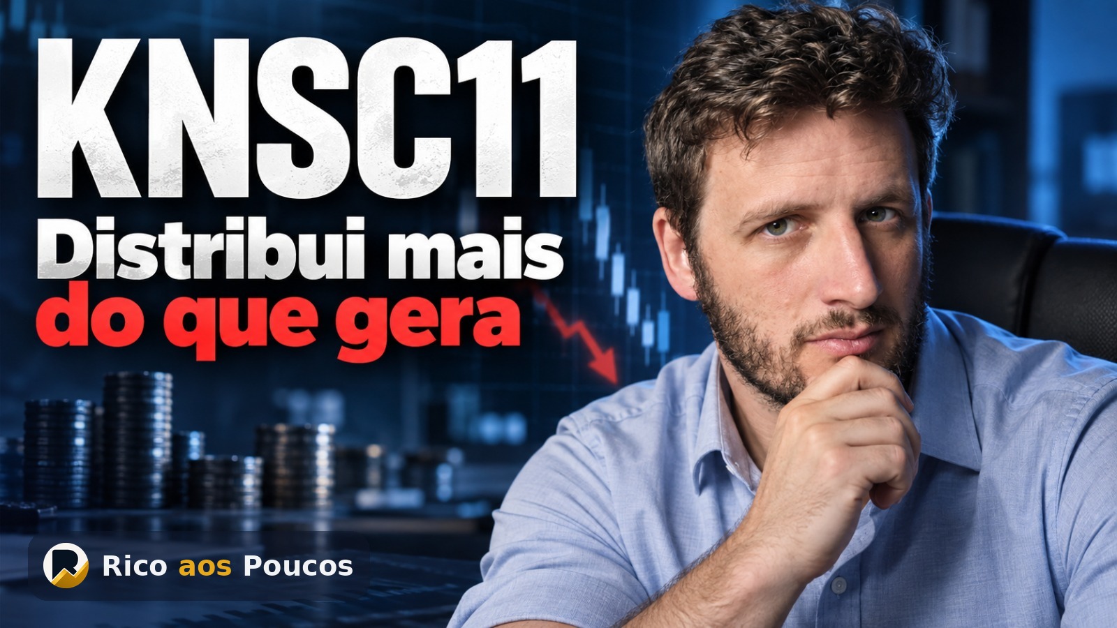 KNSC11 rendimento mensal em risco? Fundo gera R$ 0,07 e queima reserva para pagar R$ 0,09