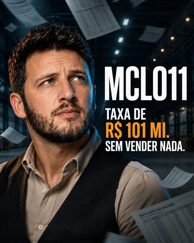 MCLO11 — taxa de performance de R$ 101 milhões cobrada sem que o fundo tenha vendido qualquer imóvel