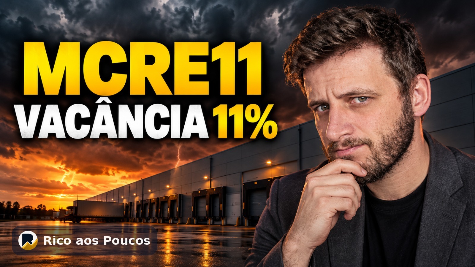 MCRE11: informe Q2/2026 mostra galpão com 11,6% de vacância — e 30% dos contratos vencendo nos próximos 6 meses