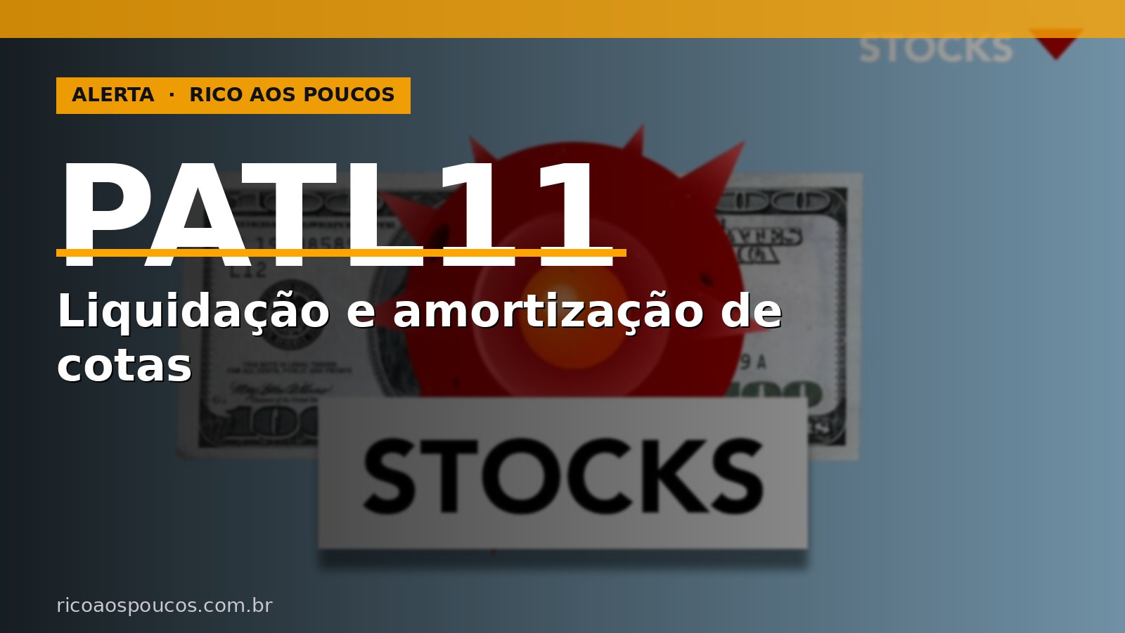 PATL11 em liquidação — cotista vira HGLG11 em julho de 2026 após venda dos 4 galpões por R$ 354,9 milhões