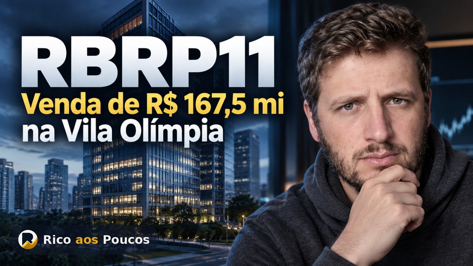 RBRP11 vende participação no Edifício Jacks Rabinovich por R$ 167,5 milhões
