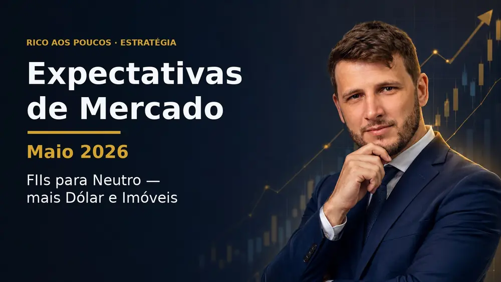 Expectativas de Mercado mai/2026 — FIIs para Neutro, mais Dólar e Imóveis