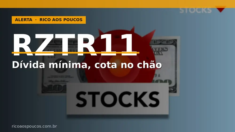 RZTR11: Gestão Esclarece a Dívida, Cota Cai 9% — Vale a Pena Segurar?