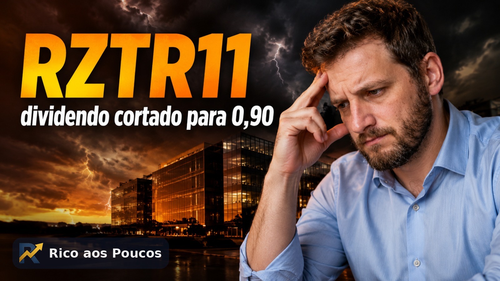 RZTR11: Dividendo Cai para R$ 0,90 — Por Que Cortou e o Que Muda?