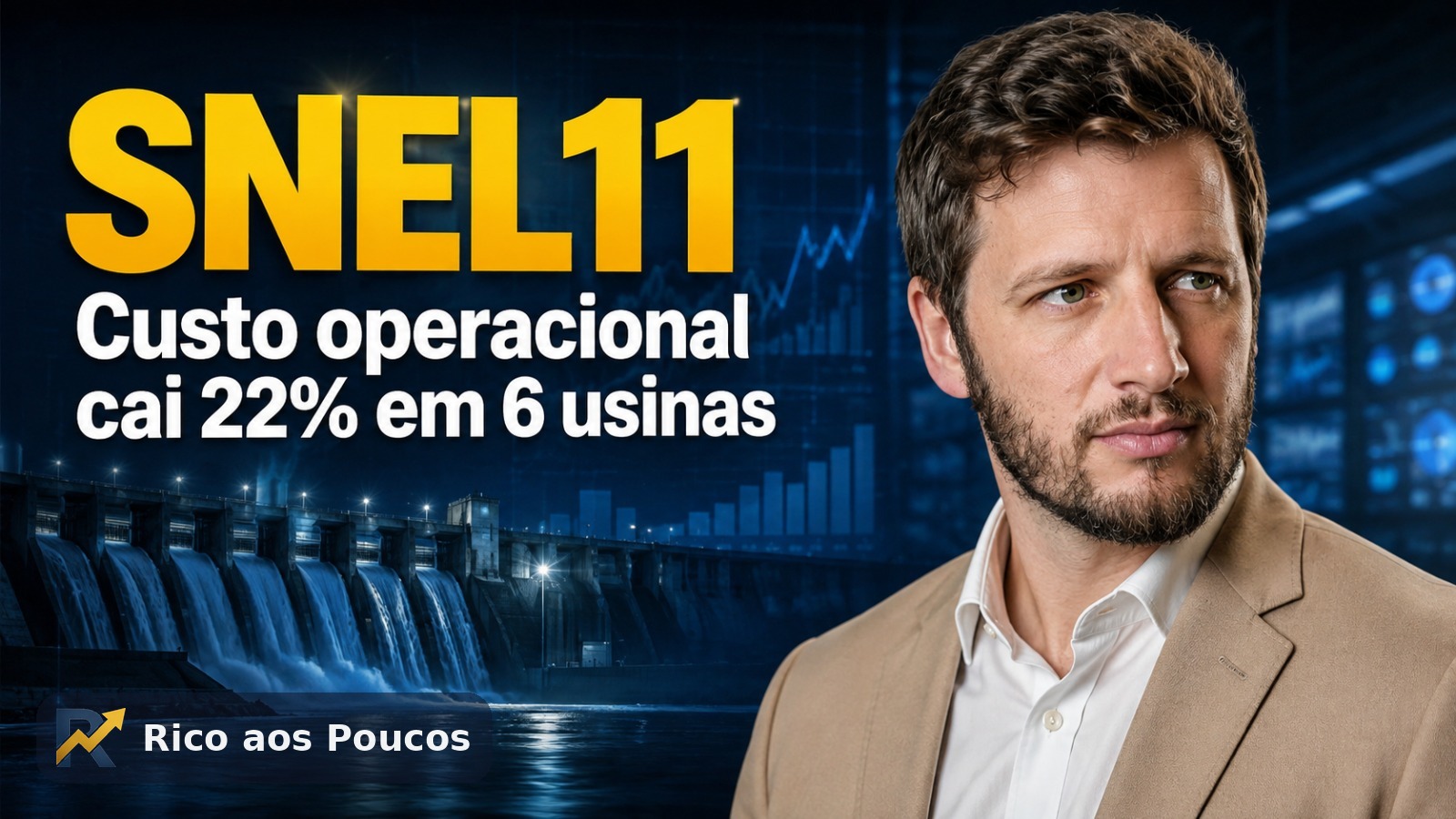 SNEL11 Revela Corte de 22% no Custo Operacional de 6 Usinas — E a Copel Reajustou 19,6%