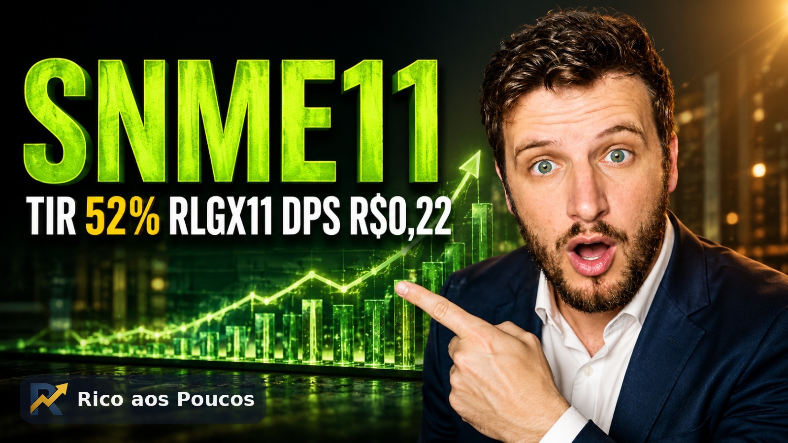 SNME11: resultado salta com RLGX11