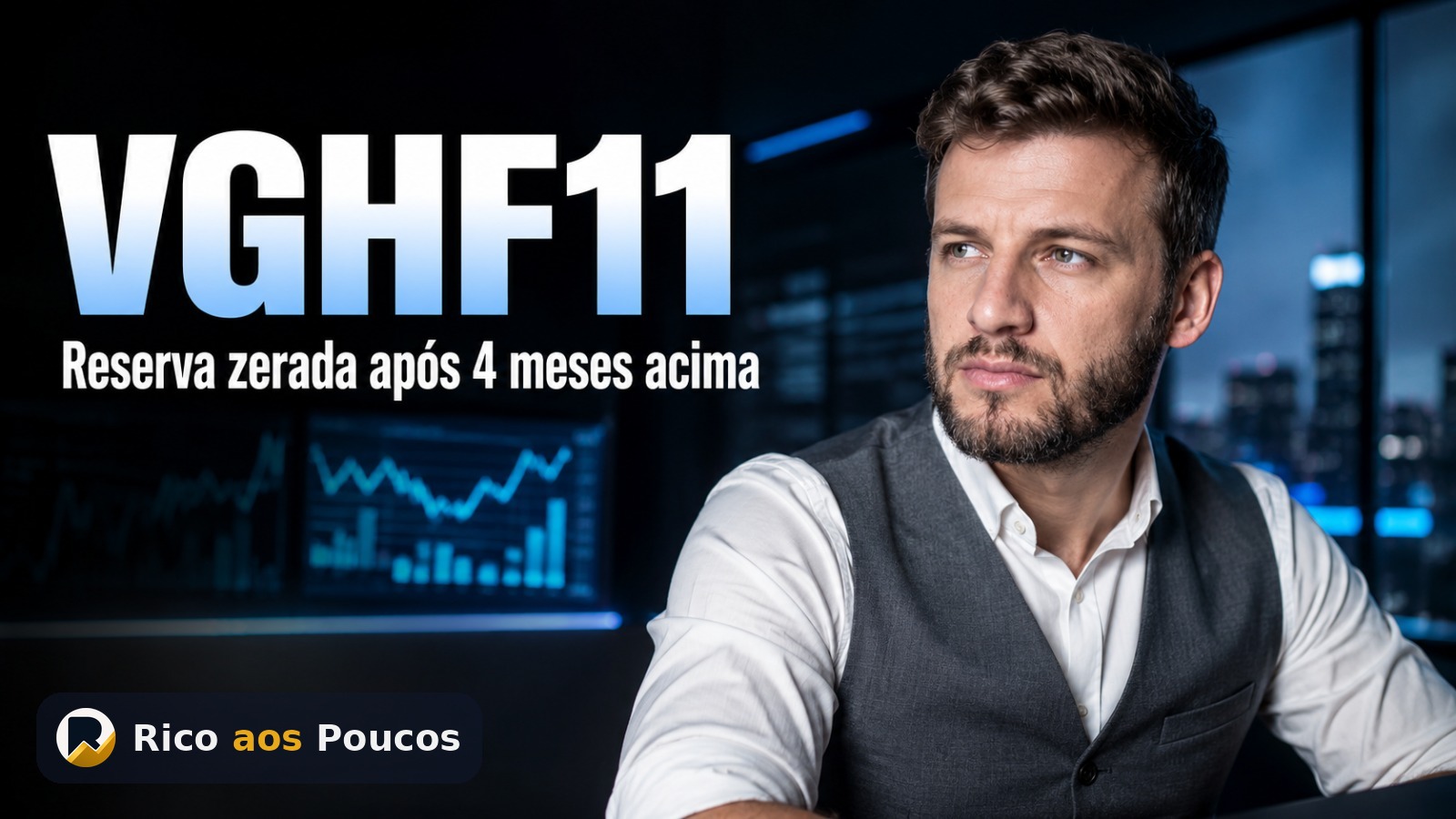 VGHF11 dividendos: o corte para R$ 0,06 e o drama da reserva que zerou em julho