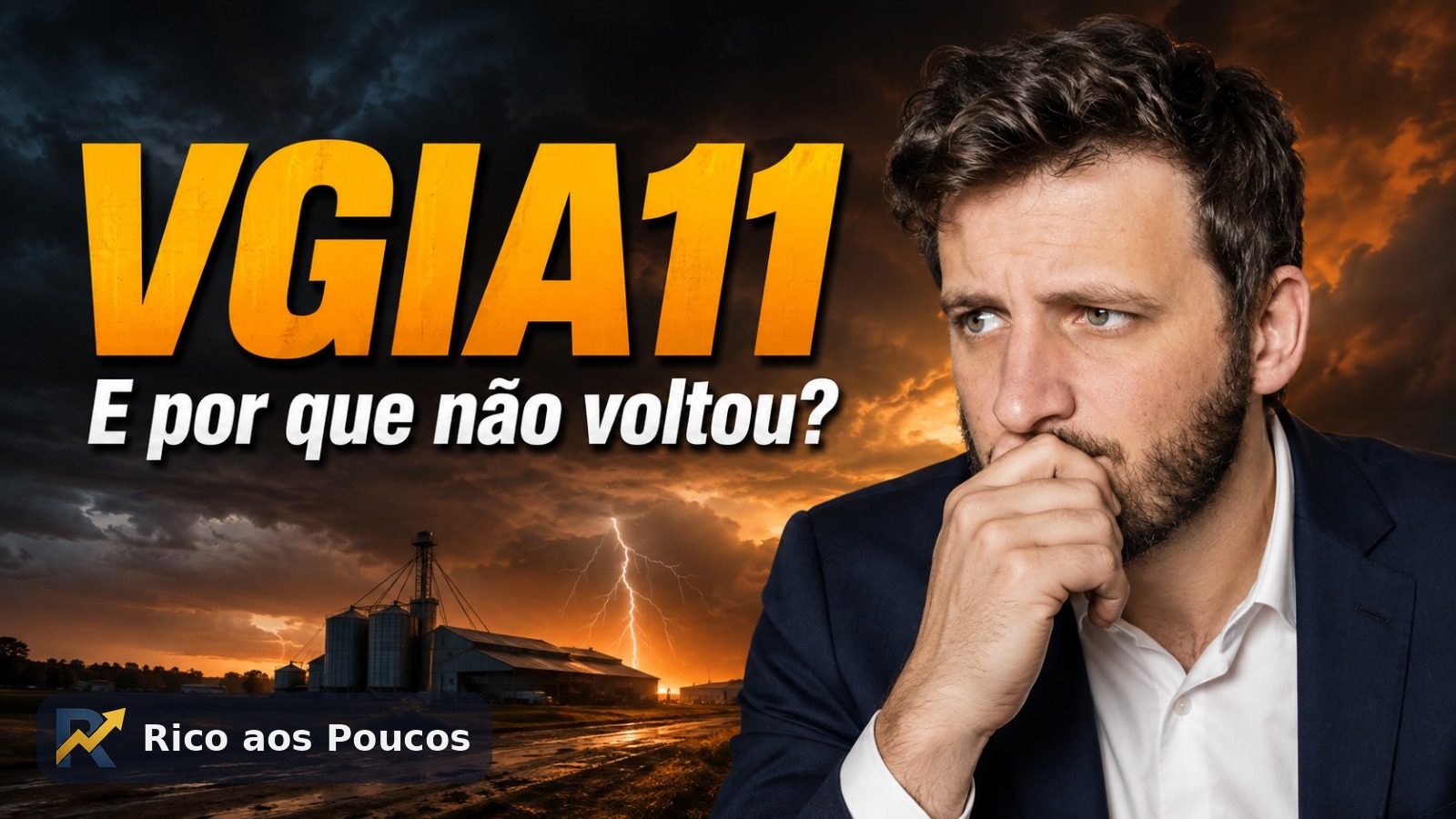 Por que o VGIA11 não voltou ao preço de antes do calote?