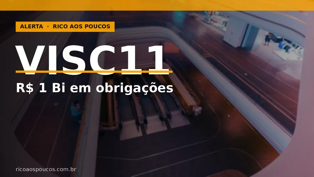 VISC11 Vinci Shopping Centers — payout 89,79% no 1T2026 mas R$ 1 Bi em obrigações segura o múltiplo