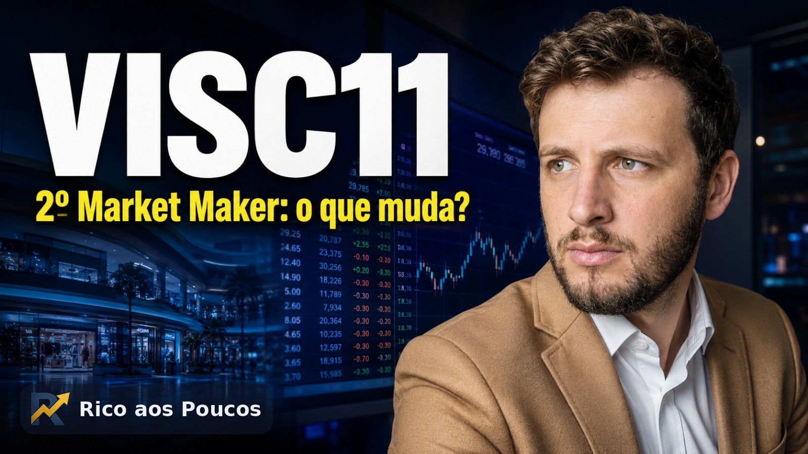 VISC11 contrata segundo market maker (Suno) na B3 em junho de 2026
