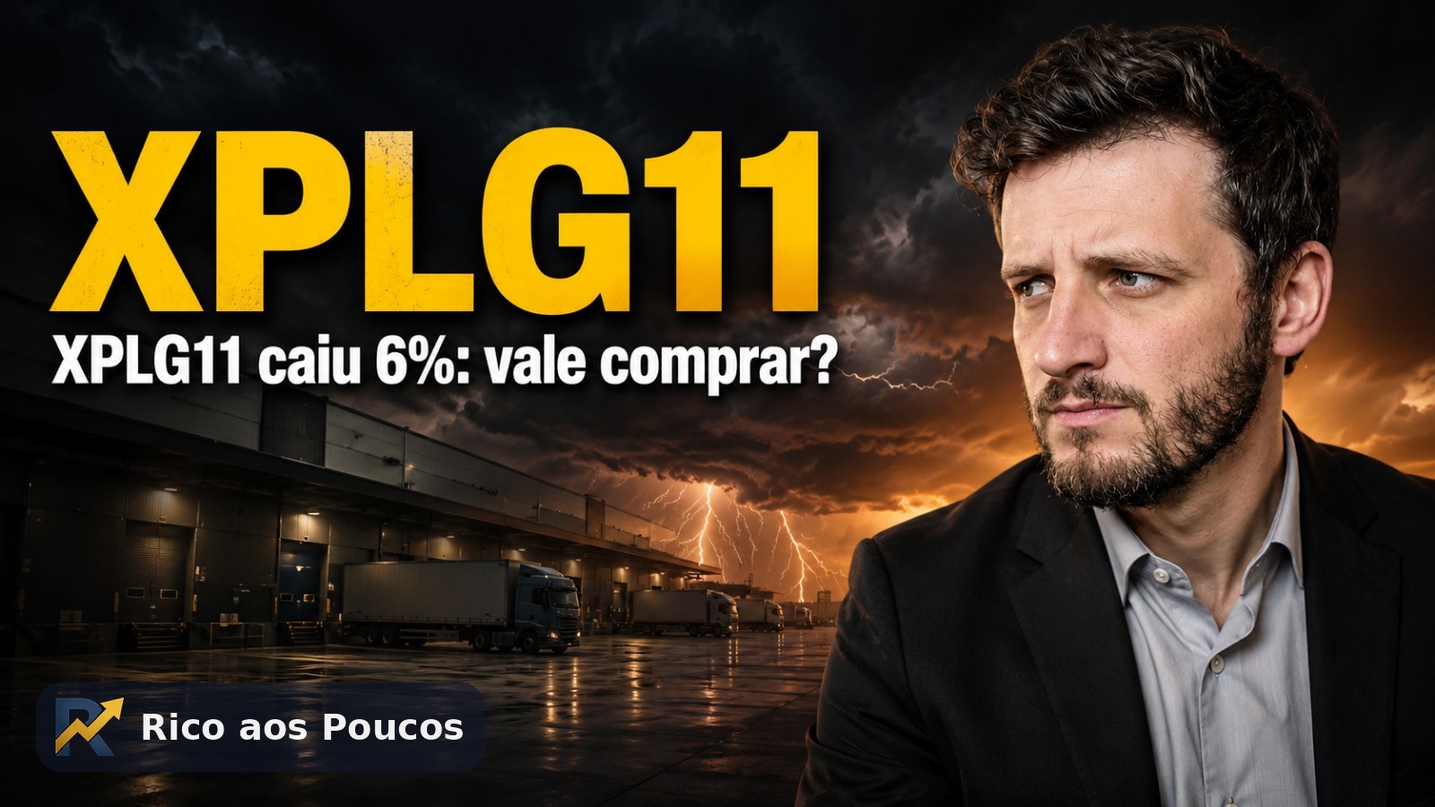 XPLG11 caiu 6% em 30 dias — riscos reais e preço justo