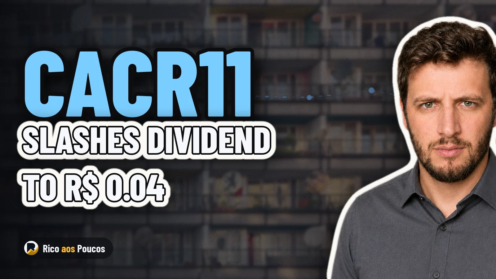 Why a R$ 23.5 Million CACR11 Asset Sale Slashed Dividends to Just R$ 0.04