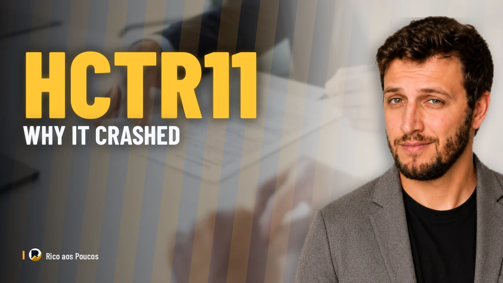 HCTR11 crashed 18% in two days — the dividend cut and the fight between fund manager and administrator
