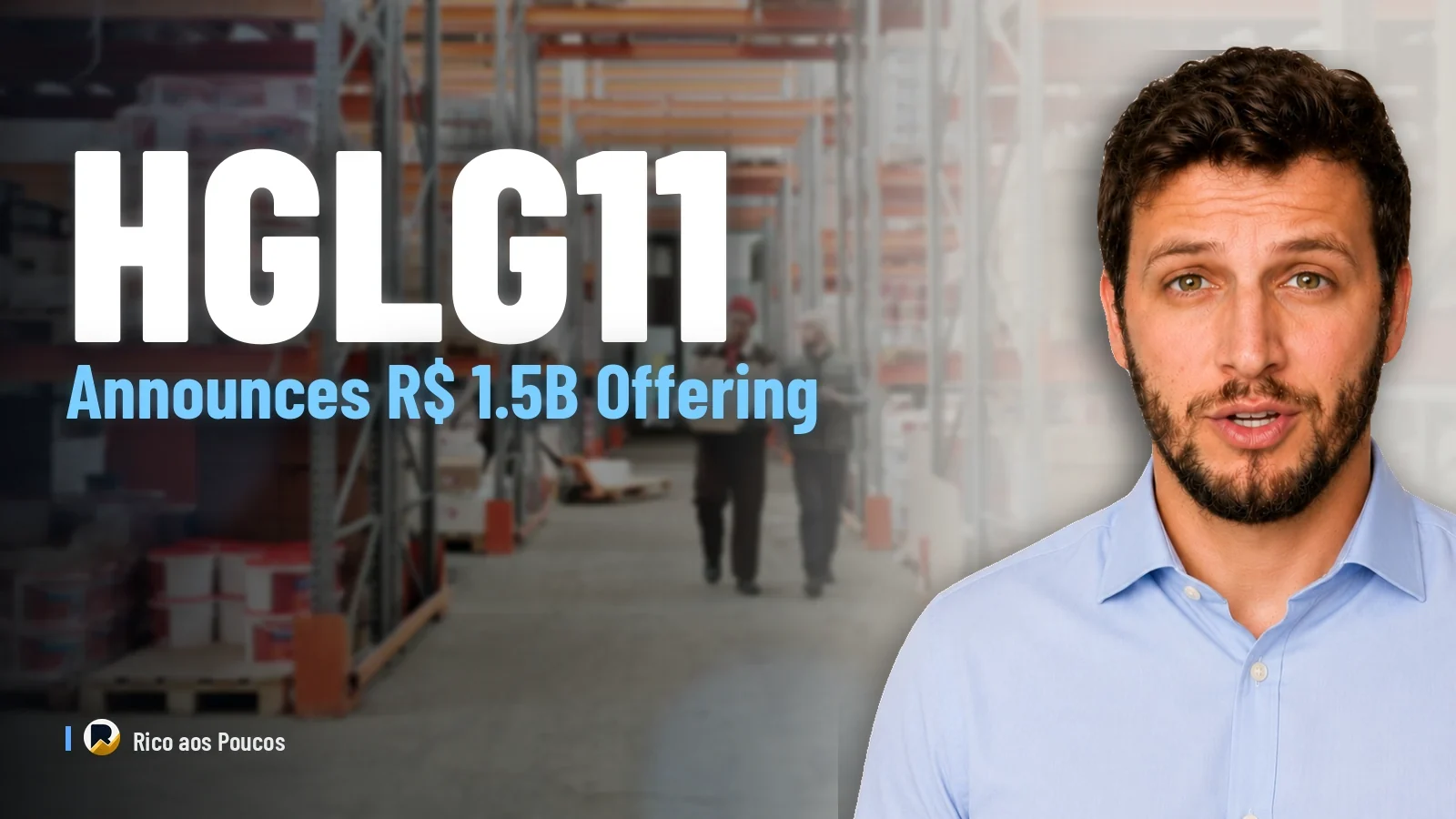 HGLG11 Announces R$ 1.5 Billion 12th Offering with Subscription Price Higher Than B3