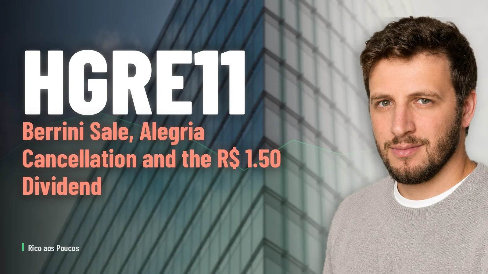 HGRE11: Berrini Sale, Alegria Cancellation and the R$ 1.50 Dividend — What Changes?