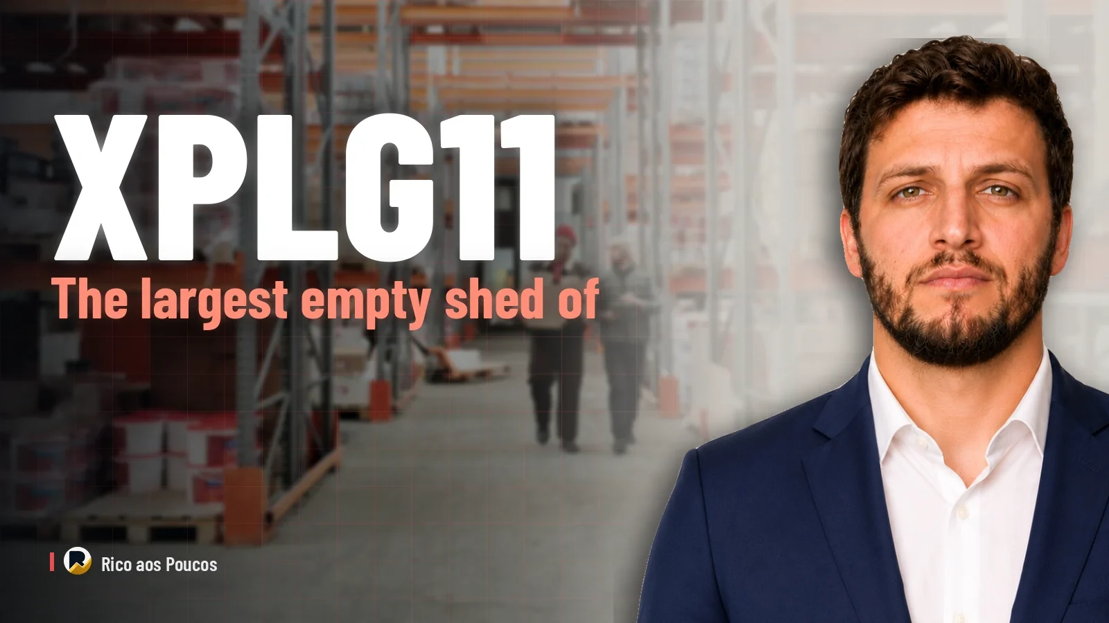 The largest empty shed of XPLG11 was leased for e-commerce — vacancy drops from 8.8% to 3.9%.