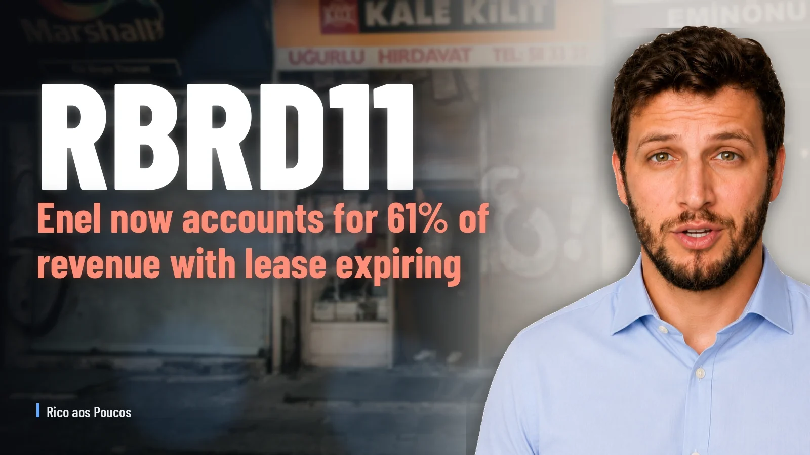 RBRD11: Enel now accounts for 61% of revenue with lease expiring in 8 months