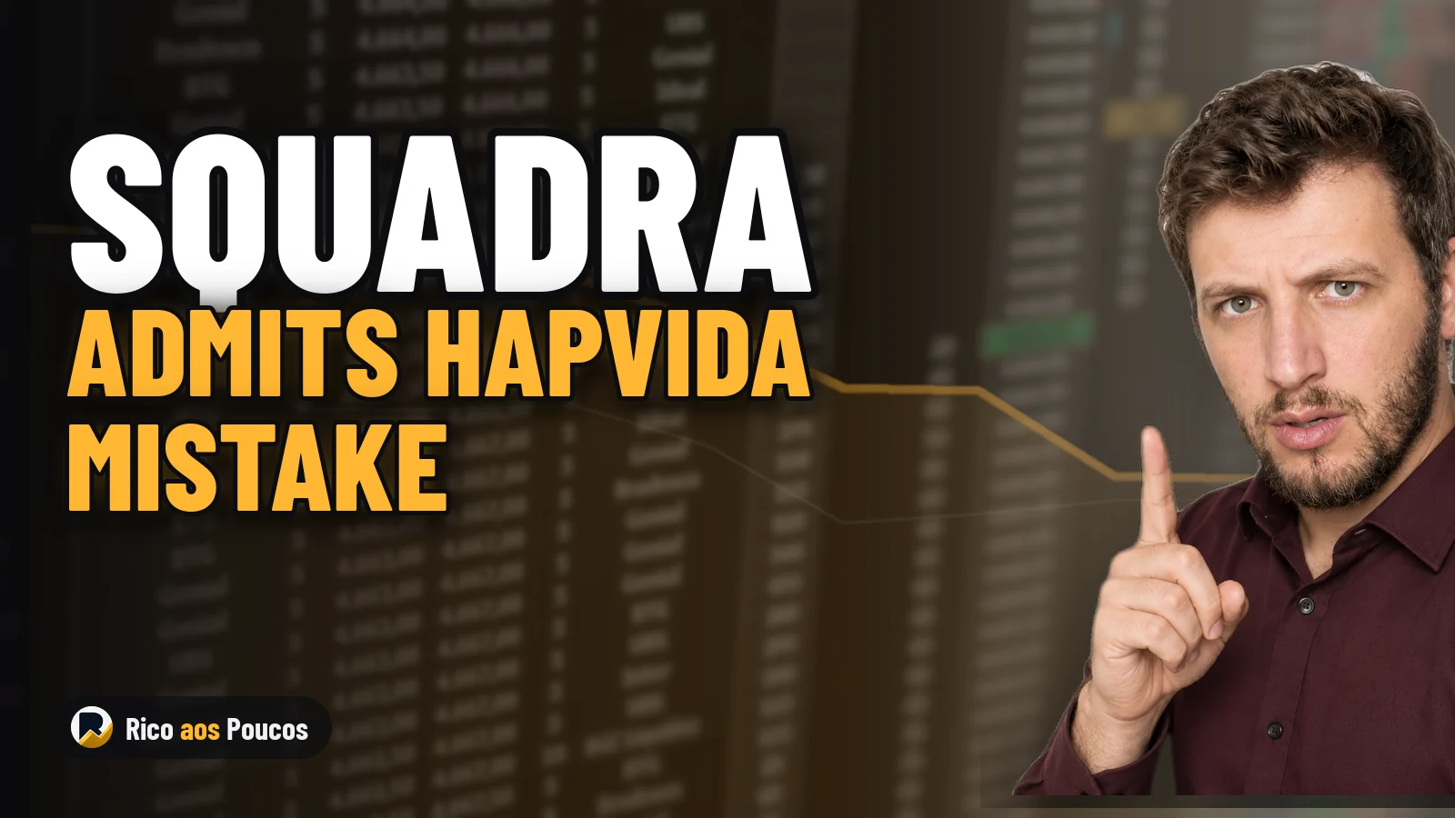 Squadra Admits Hapvida (HAPV3) Merger Was Its Biggest Investment Mistake Ever