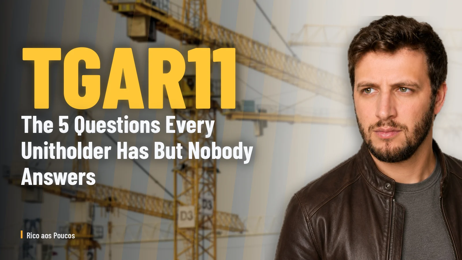 TGAR11: The 5 Questions Every Unitholder Has But Nobody Answers Directly