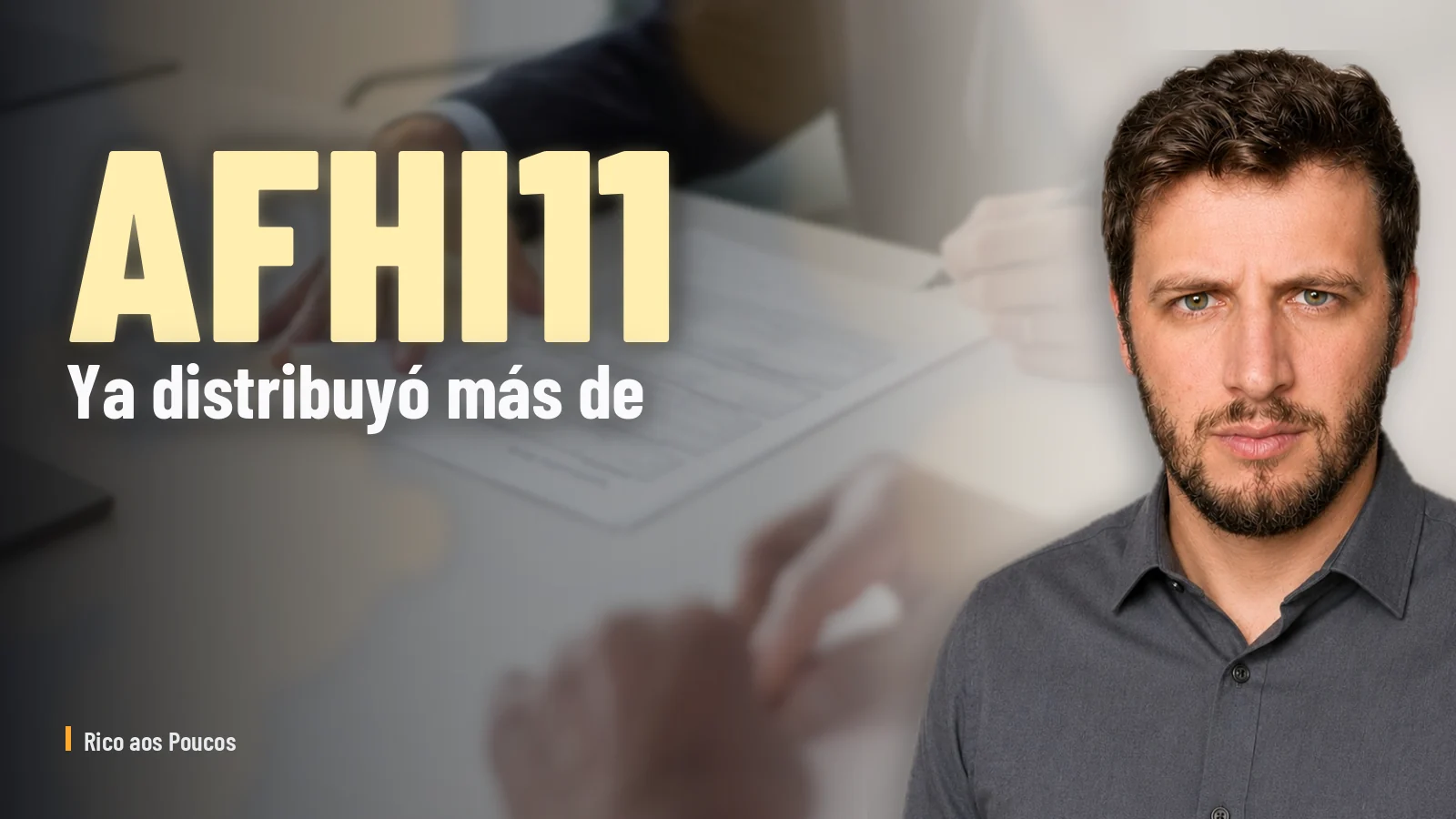 AFHI11 — déficit em outubro e reserva curta para meses ruins