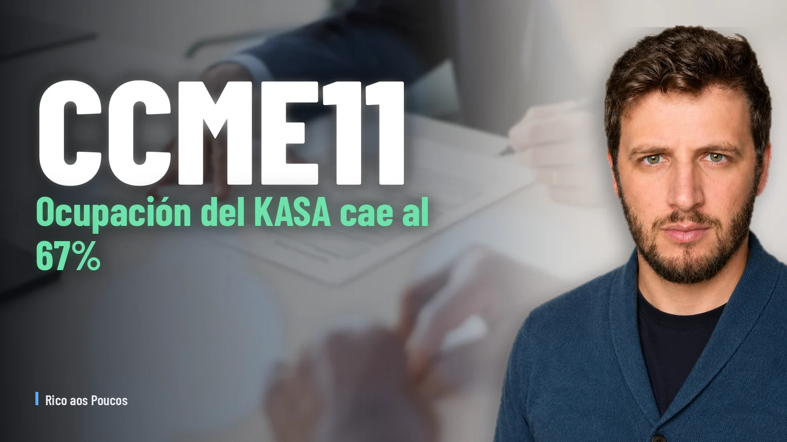 CCME11: Ocupación del KASA cae al 67% — y el dividendo de R$ 0,094 engaña