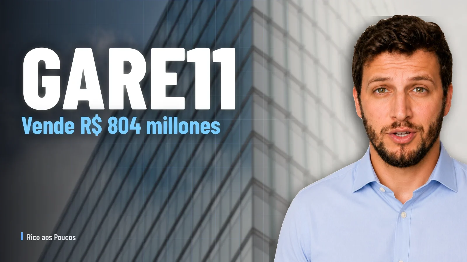 GARE11 vende R$ 804 millones a Riza: reciclaje inteligente o renta tirada?
