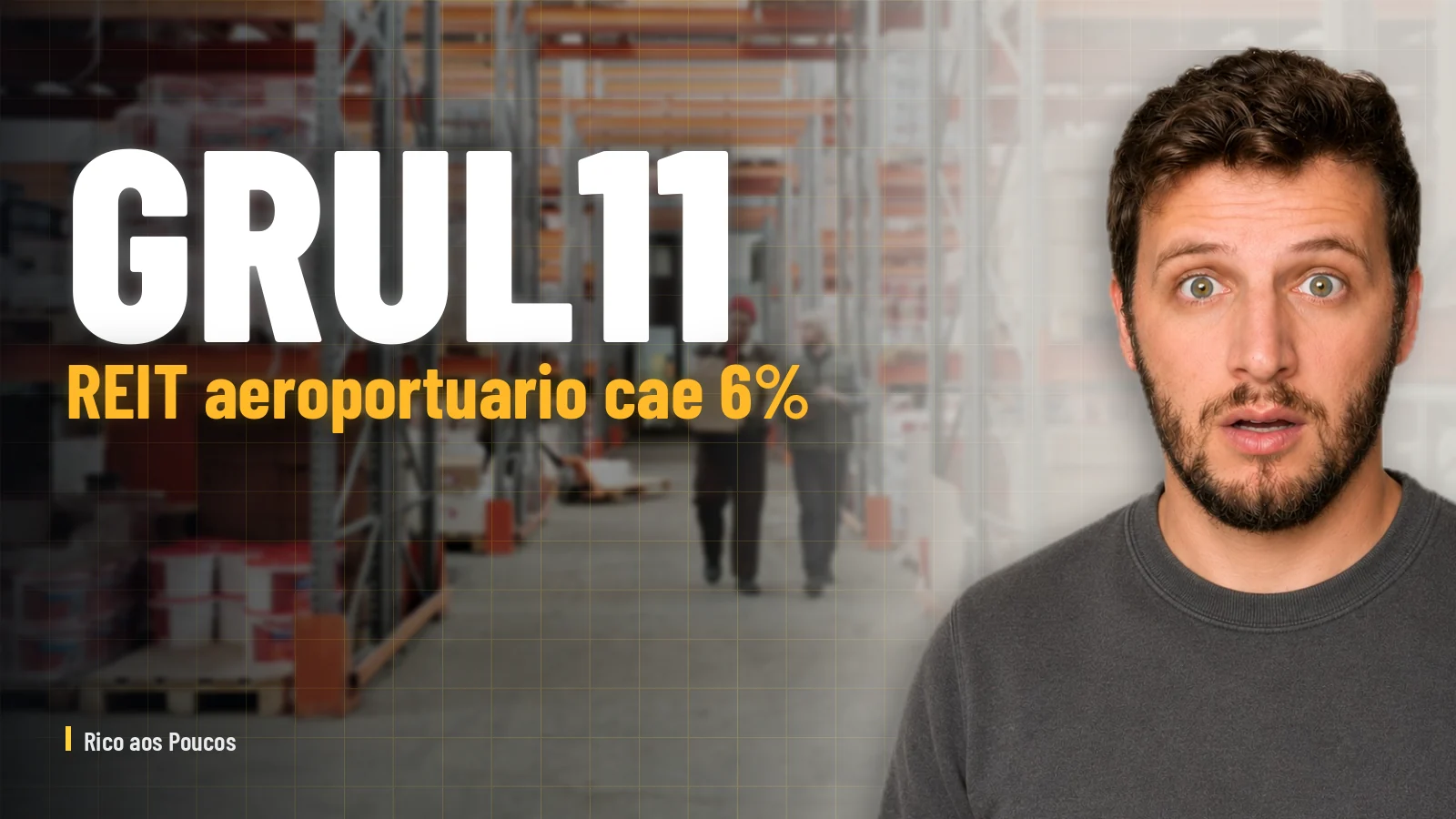 GRUL11 cayó 6% en 30 días: ¿vale la pena comprar este REIT aeroportuario?