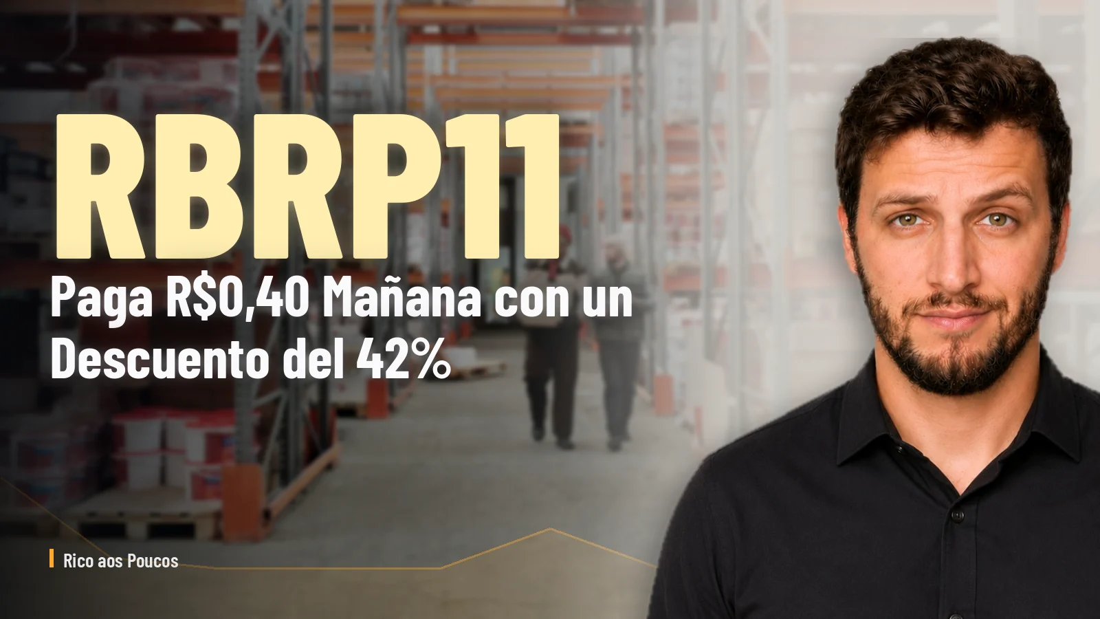 RBRP11 Paga R$0,40 Mañana con un Descuento del 42%: el Trade de Turnaround de Patria