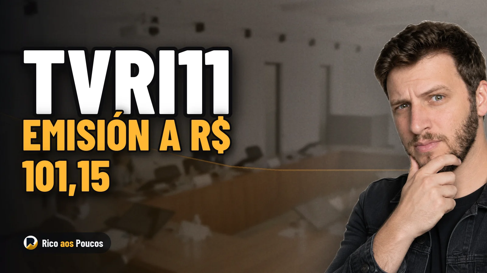 TVRI11 lanza su 2ª emisión a R$ 101,15 mientras cotiza a R$ 88,34 en la B3